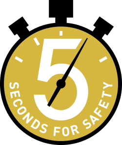 5 Seconds For Safety Logo