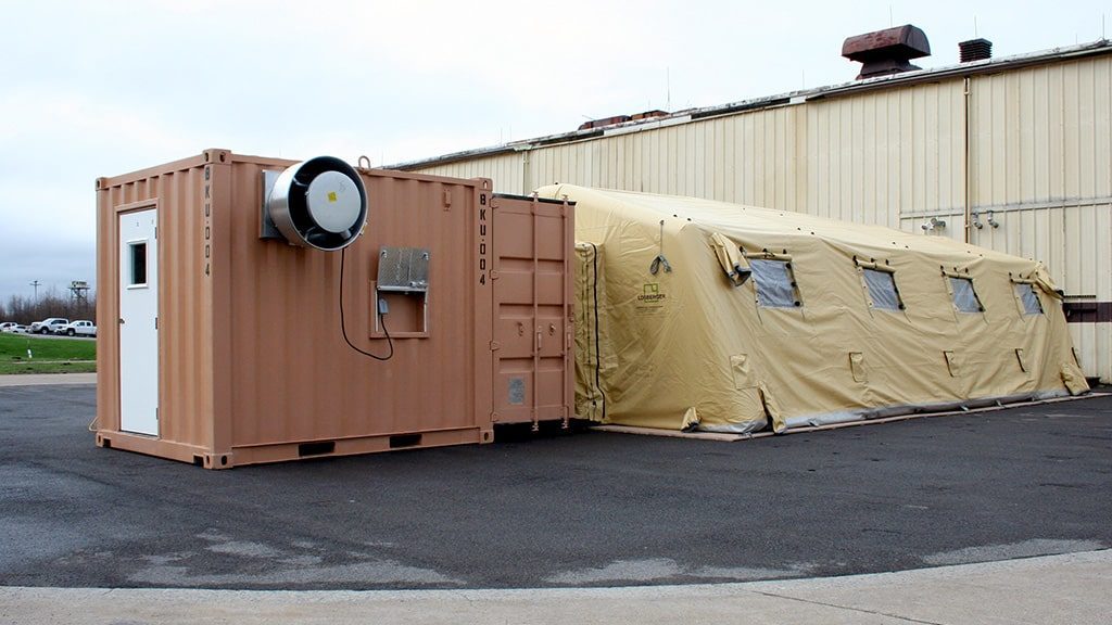 Containerized kitchen unit and dfac