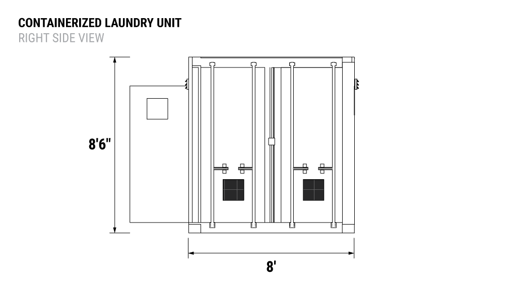 Containerized-Laundry-Unit rear