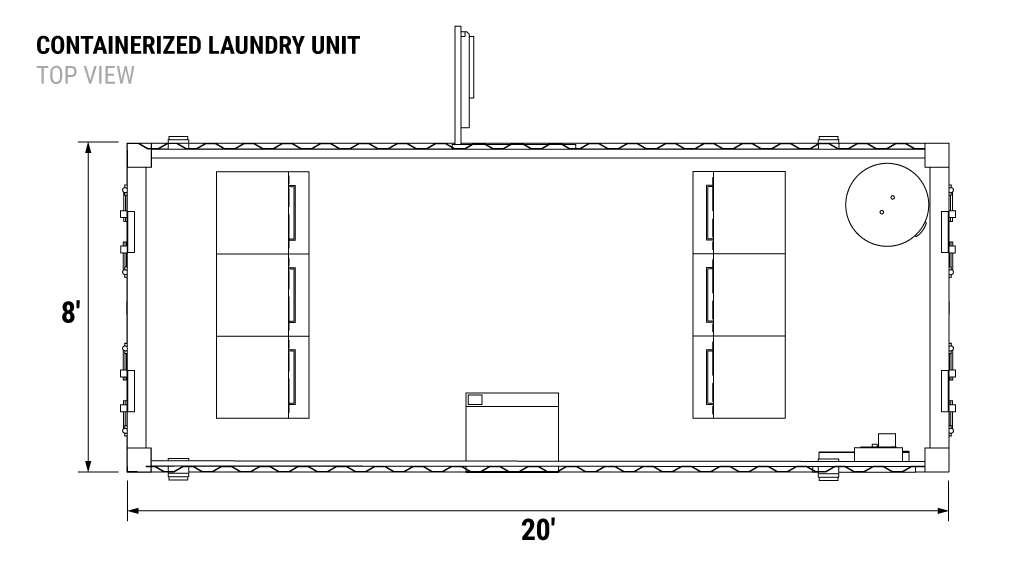 Containerized-Laundry-Unit floorplan