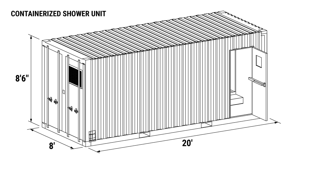 Containerized-Shower-Unit