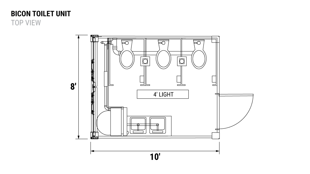 Toilet-Bicon floorplan